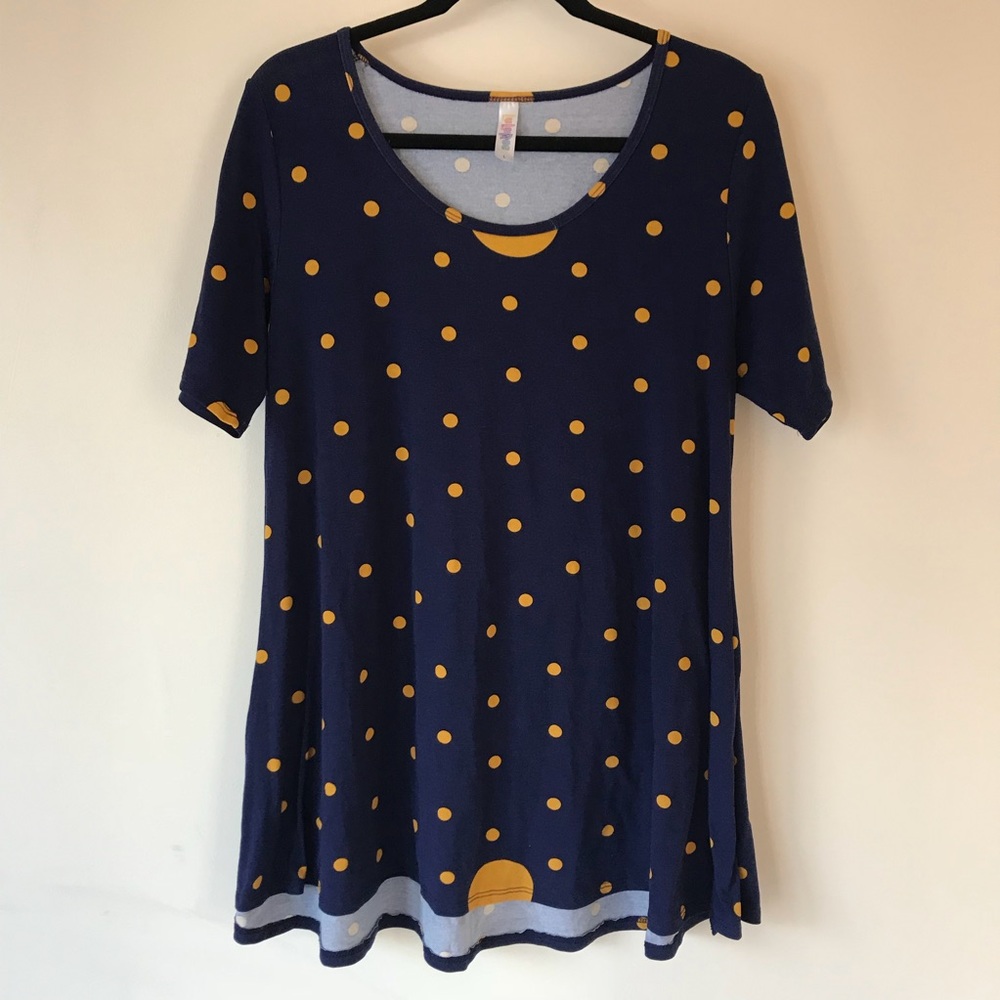 LuLaRoe Polka Dot Perfect Tee